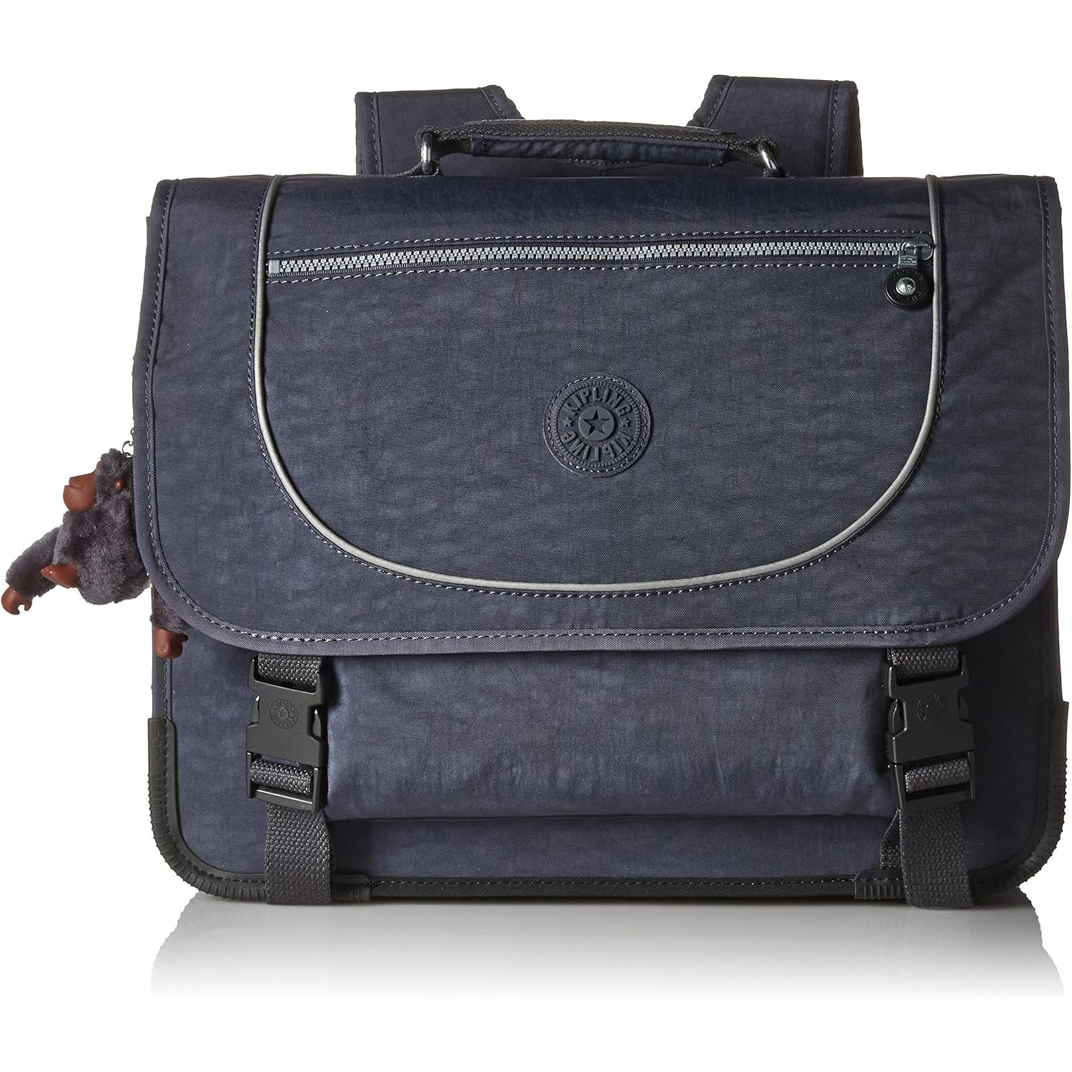 Mochila Kipling Poona M Grey Night mediana ampliable