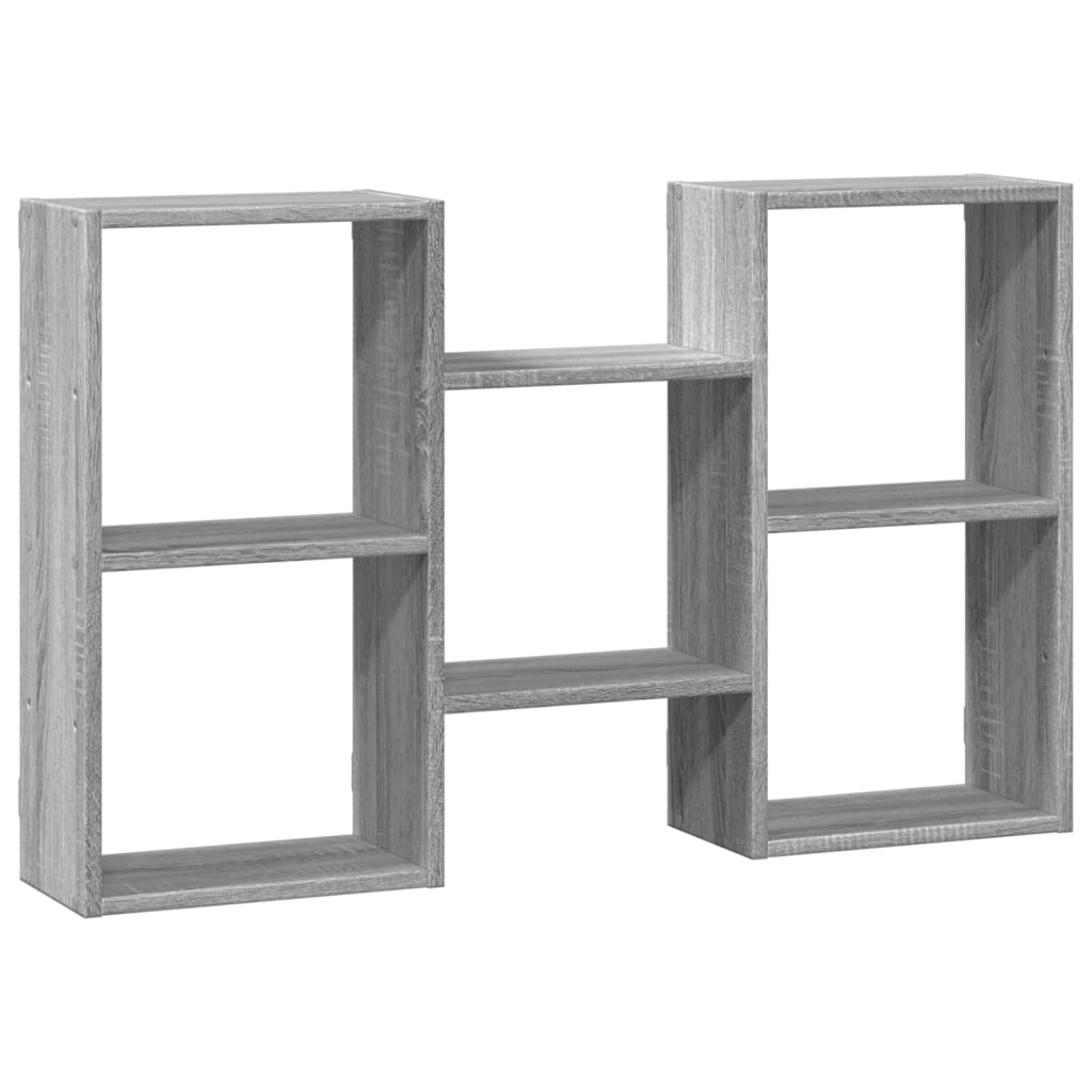 vidaXL Estantería de pared madera de ingeniería 96x18x60 cm Multicolor