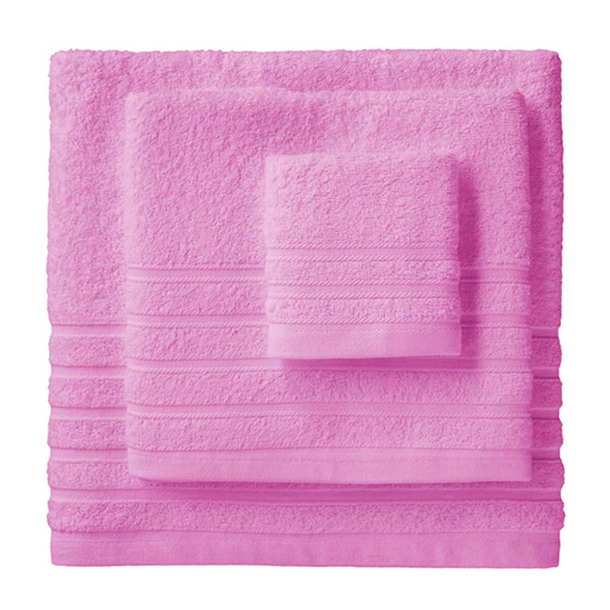 Toalla baño DIAMANTE - 100% algodón rizo americano - Color Lila, de Lanovenanube