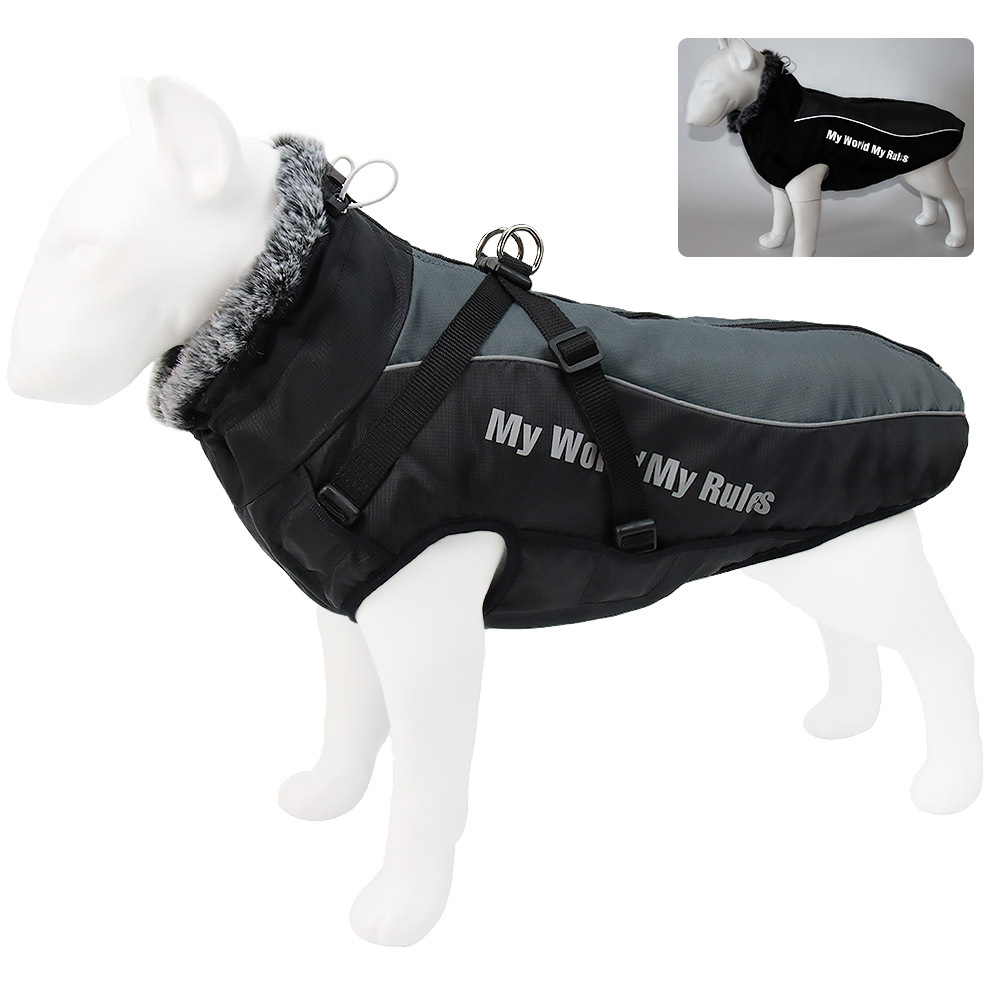 Nuevos Modelos de Ropa Abrigada para Perros con Reflectante: Abrigos Acolchados de Invierno para Mascotas y Ropa para Perros Grandes