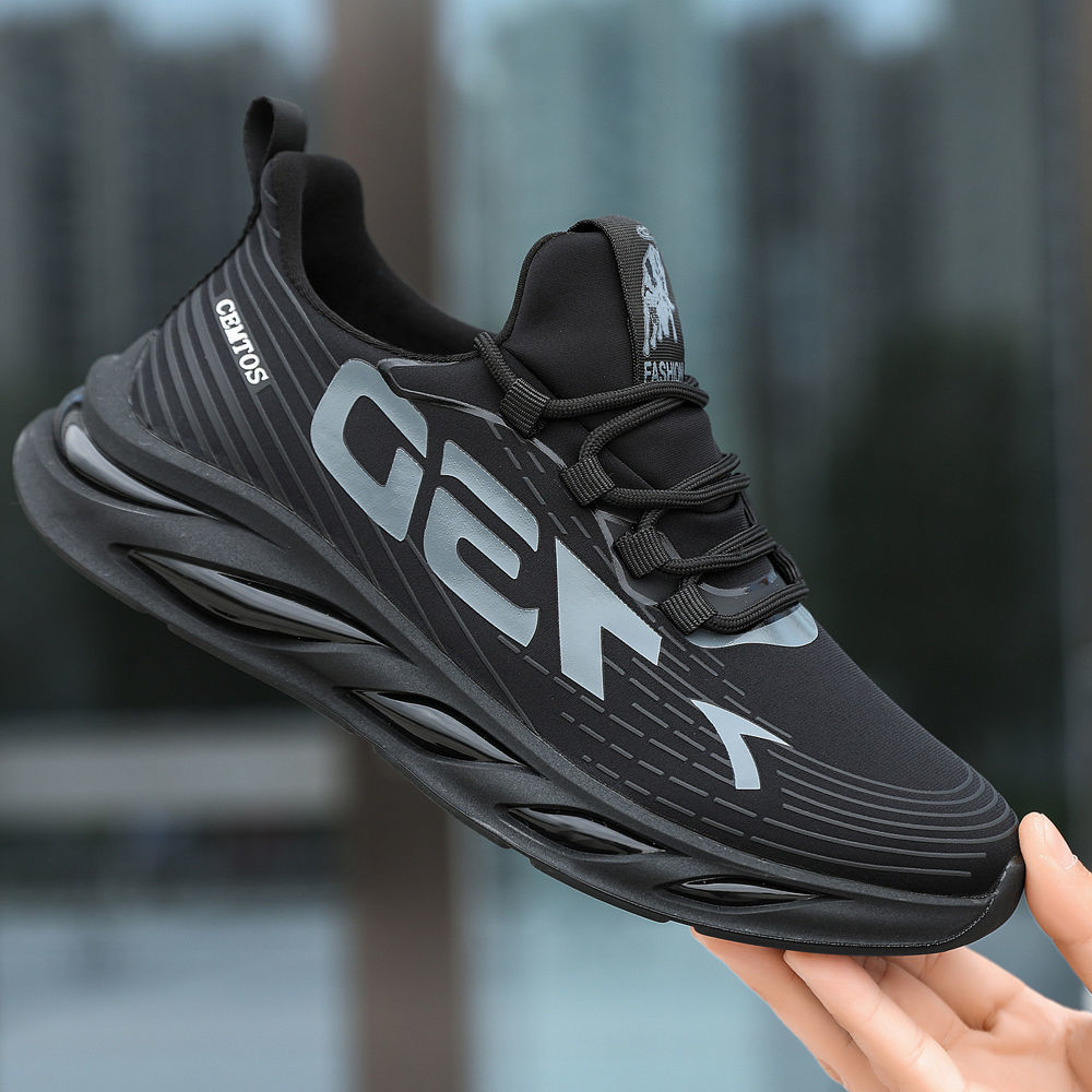 TK Zapatillas deportivas de nuevo estilo para hombre, zapatos casuales de moda para otoño e invierno, zapatillas ligeras y transpirables para correr a la moda.