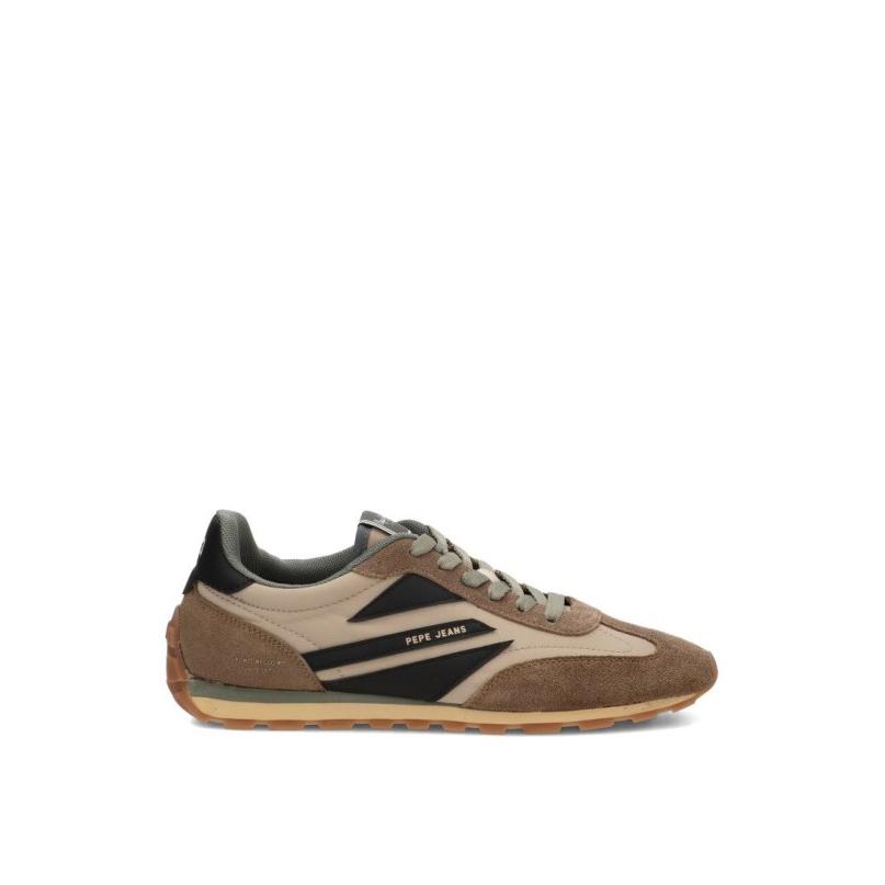 Zapatillas Casual Pepe Jeans - Hombre - Suela Plana - Modelo Pms400052 - Color Beige