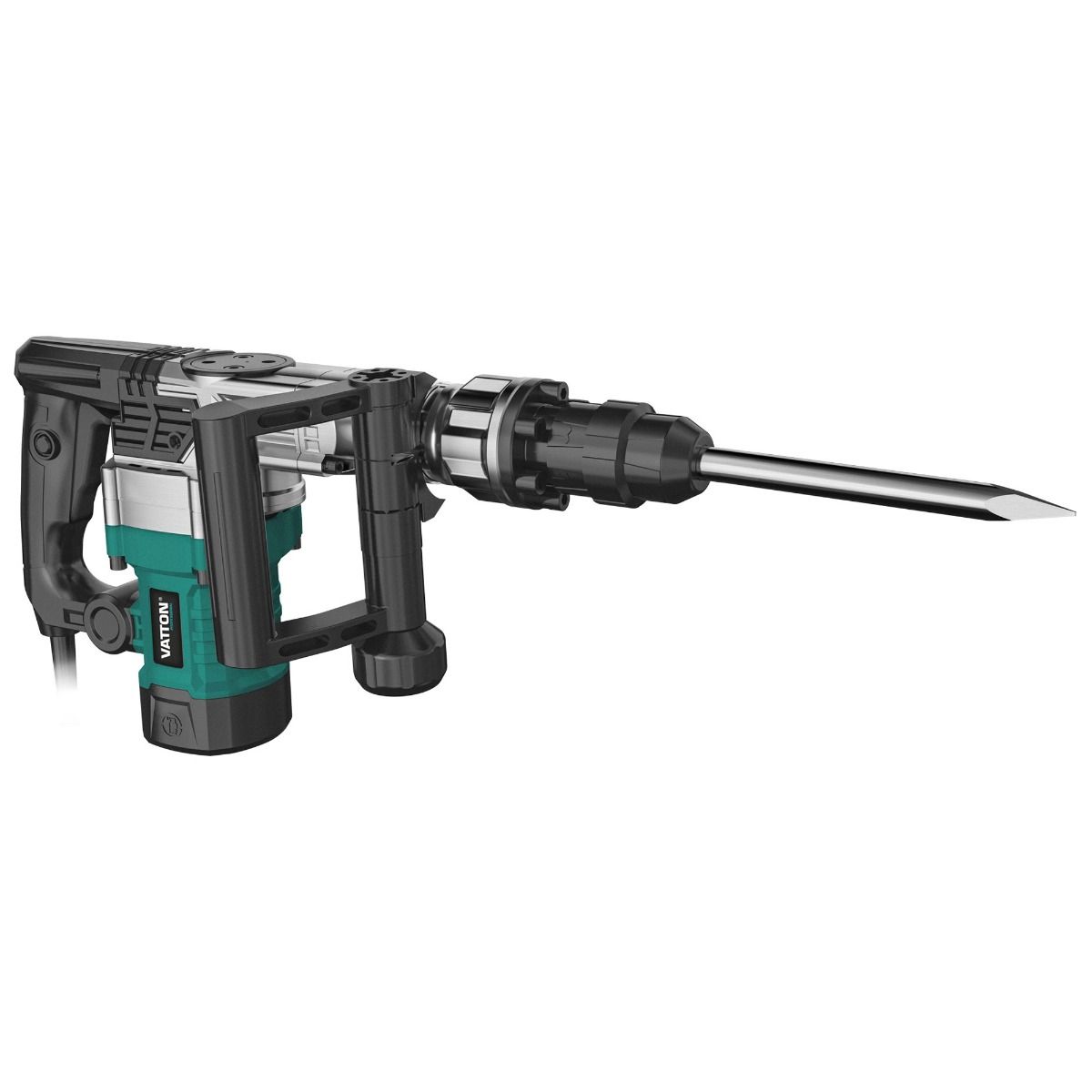 Martillo demoledor Vatton de 1300W 25J - Incluye maletín y varios accesorios.