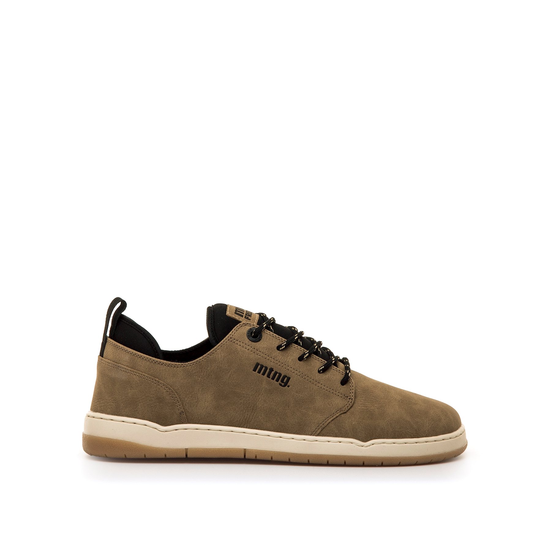 Mustang-MTNG deportivas barefoot hombre free miami beige con cierre cordones y tipo de puntera redonda