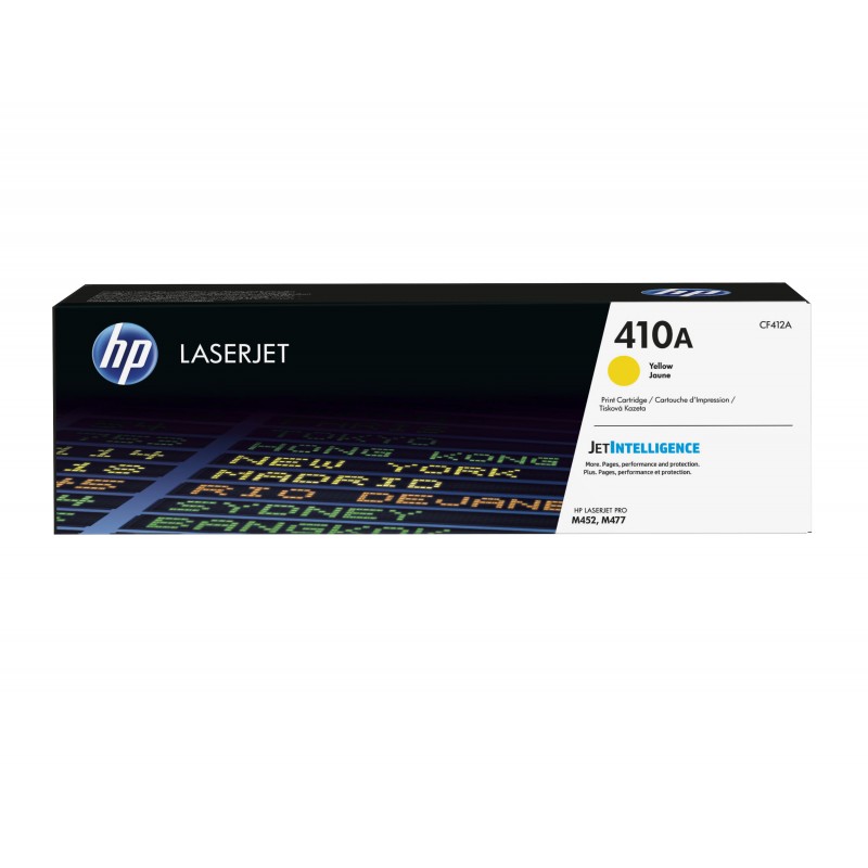 HP - Cartucho de tóner original LaserJet 410A amarillo CF412A