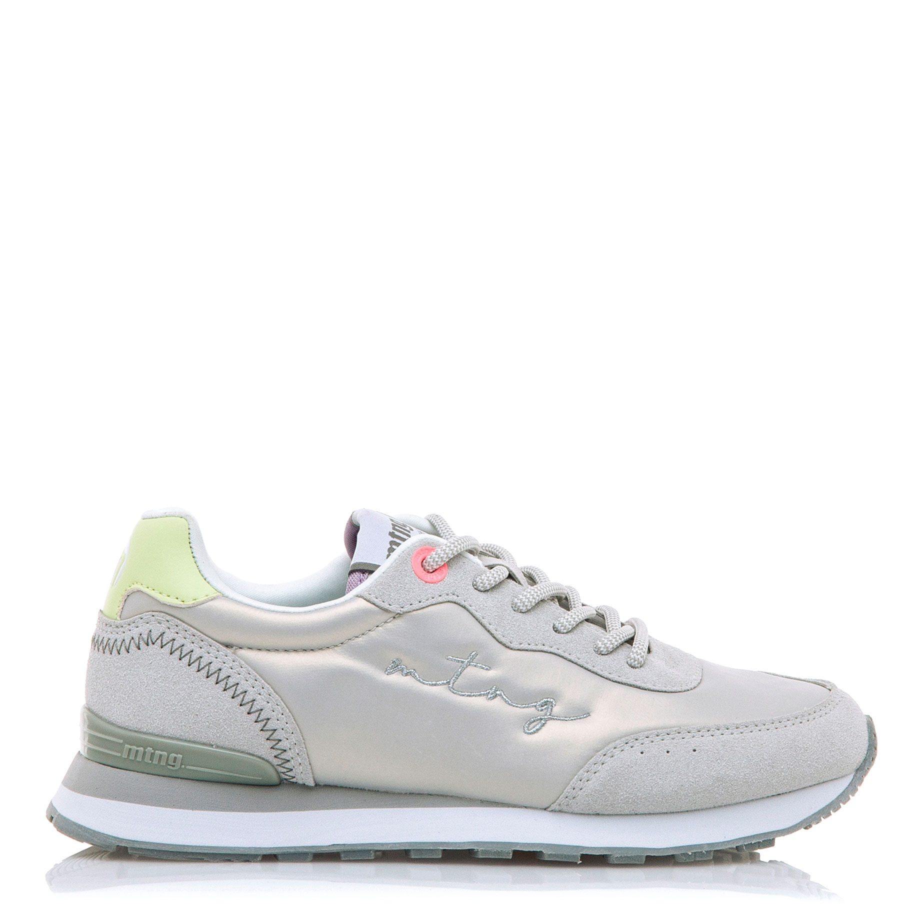 Mustang Zapatillas deportivas plateadas Joggo Classic 60439-C57221 , para Mujer