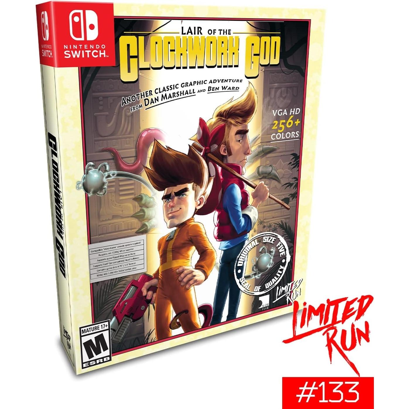 Lair Of The Clockwork God Collectors Edition Limited Run N133 Juego para Consola Nintendo Switch