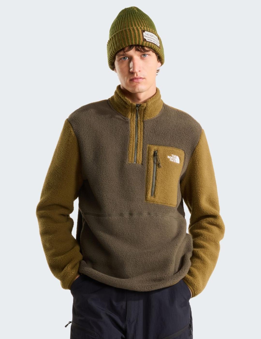NORTH FACE POLAR YUMIORI TAUPE GREEN