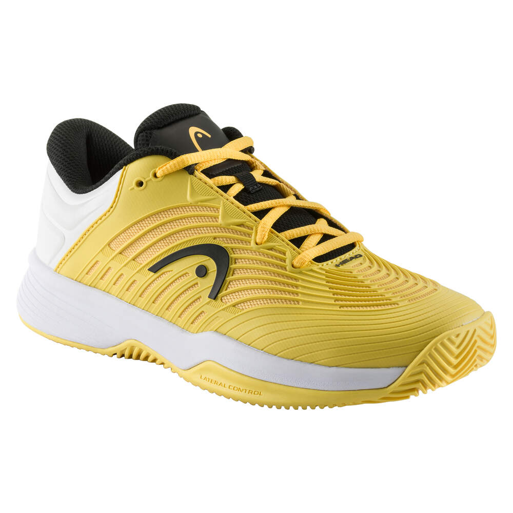 Zapatillas de Padel y Tenis Head Revolt Pro 4.5 Clay Amarillas para niños, niñas y junior. El precio más rebajado del mercado en las zapatillas de gama más alta