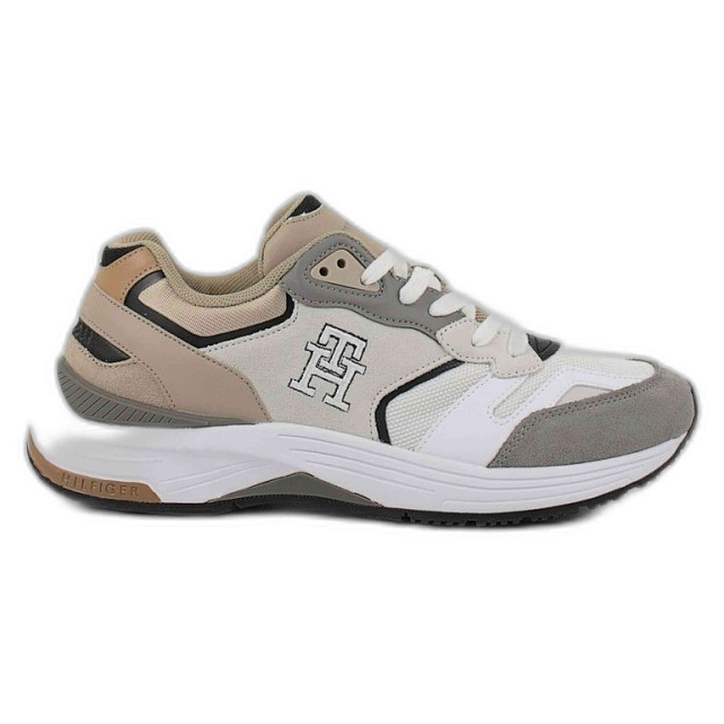 Zapatillas Sneakers Tommy Hilfiger modelo FM0FM04498-AEG para Hombre en color Beige
