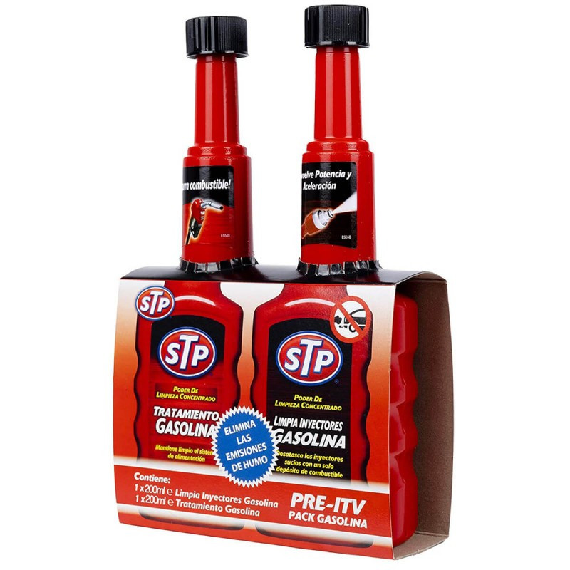 STP KIT PRE-ITV GASOLINA LIMPIA INYECTOR+TRATAMIENTO
