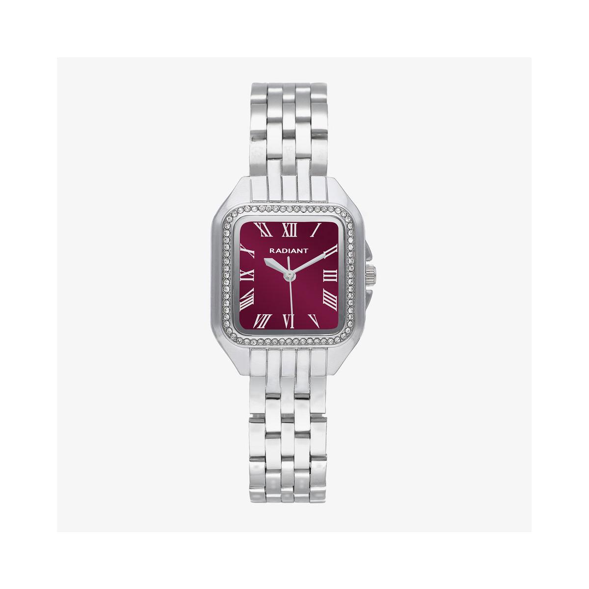 Radiant Reloj Mujer Caja De Metal Pulsera Acero De Color Plateado/gris Resistente Al Agua 3 Atm Ra643202