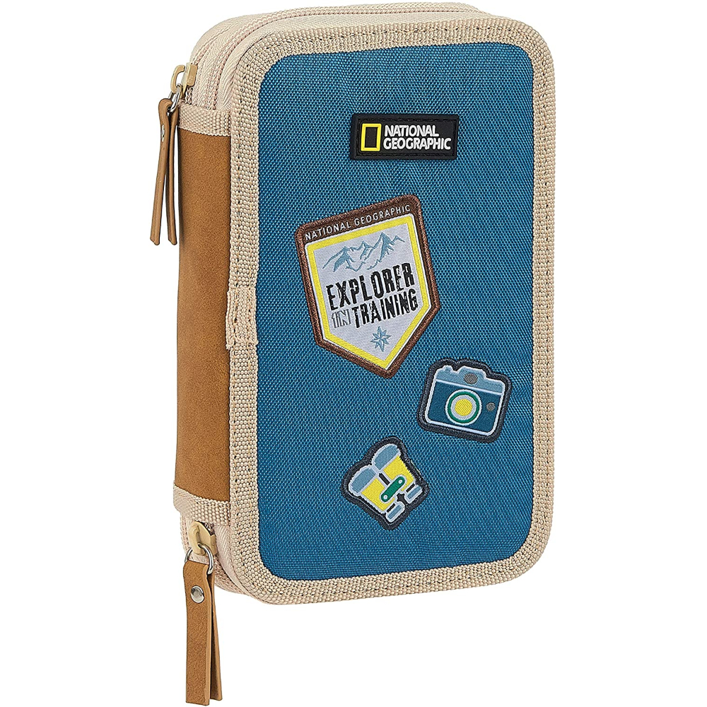 National Geographic Safta Plumier 70218 azul Junior