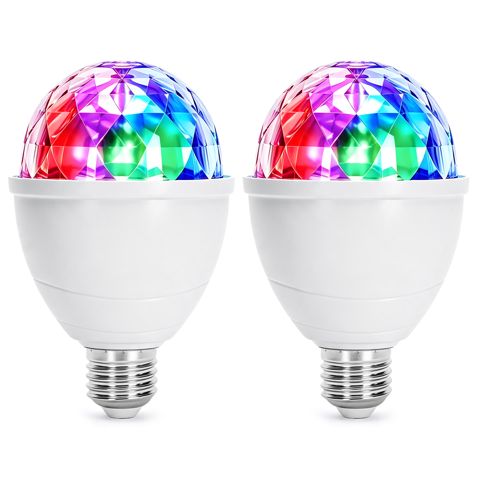Aigostar Bola Luces Discoteca LED, Cambio de Color RGB, Rotación de 360