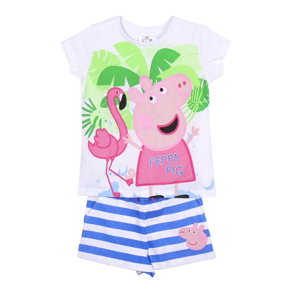 Peppa Pig Cerdá Pijama Manga Corta Flamenco Niña 77914