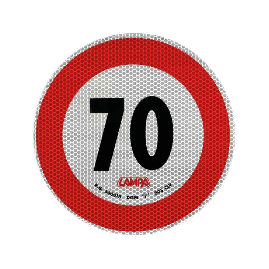 Adhesivo De Límite De Velocidad 70Km/H LAM98441