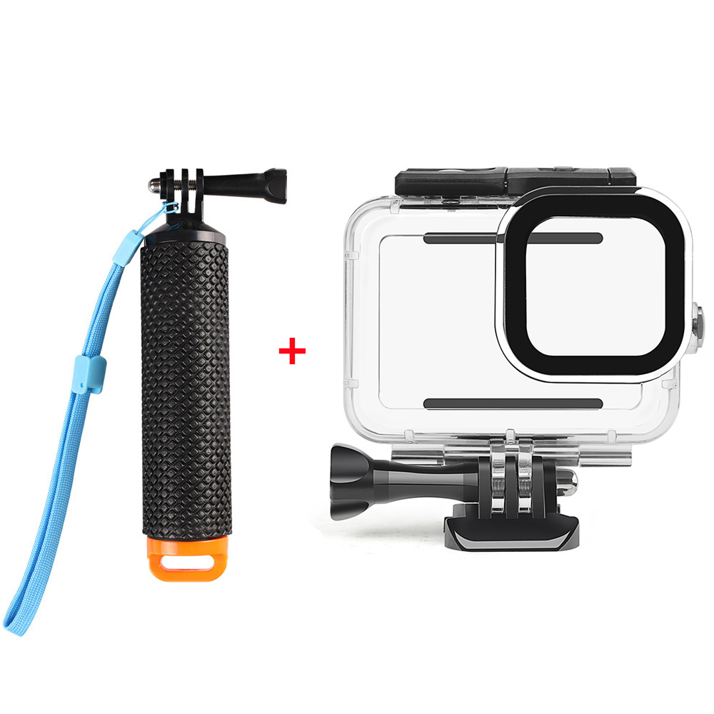 TK Estuche Impermeable Para GoPro Hero 13 12 11 10 9 Cámara De Acción Deportiva Cubierta Protectora Submarina Con Filtro De Lente Y Set De Varillas De Buoyancy