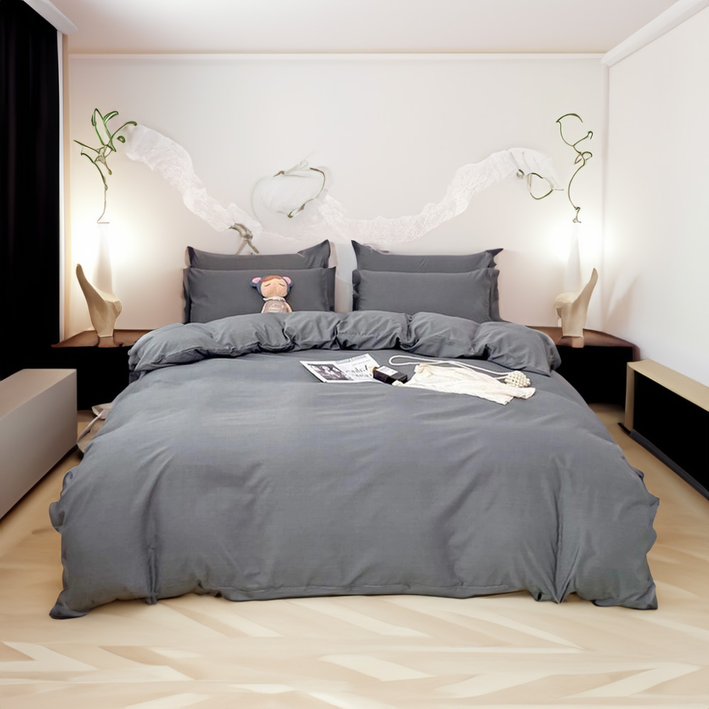 PLUSHOME Juego Funda Nórdico Cama 90-180cm 3 o 4 Piezas Poliéster 100% Microfibra