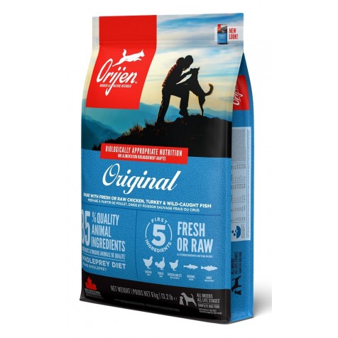 Orijen Adult Original 6 Kg - Alimento Orgánico para Perros con 70% de Carne
