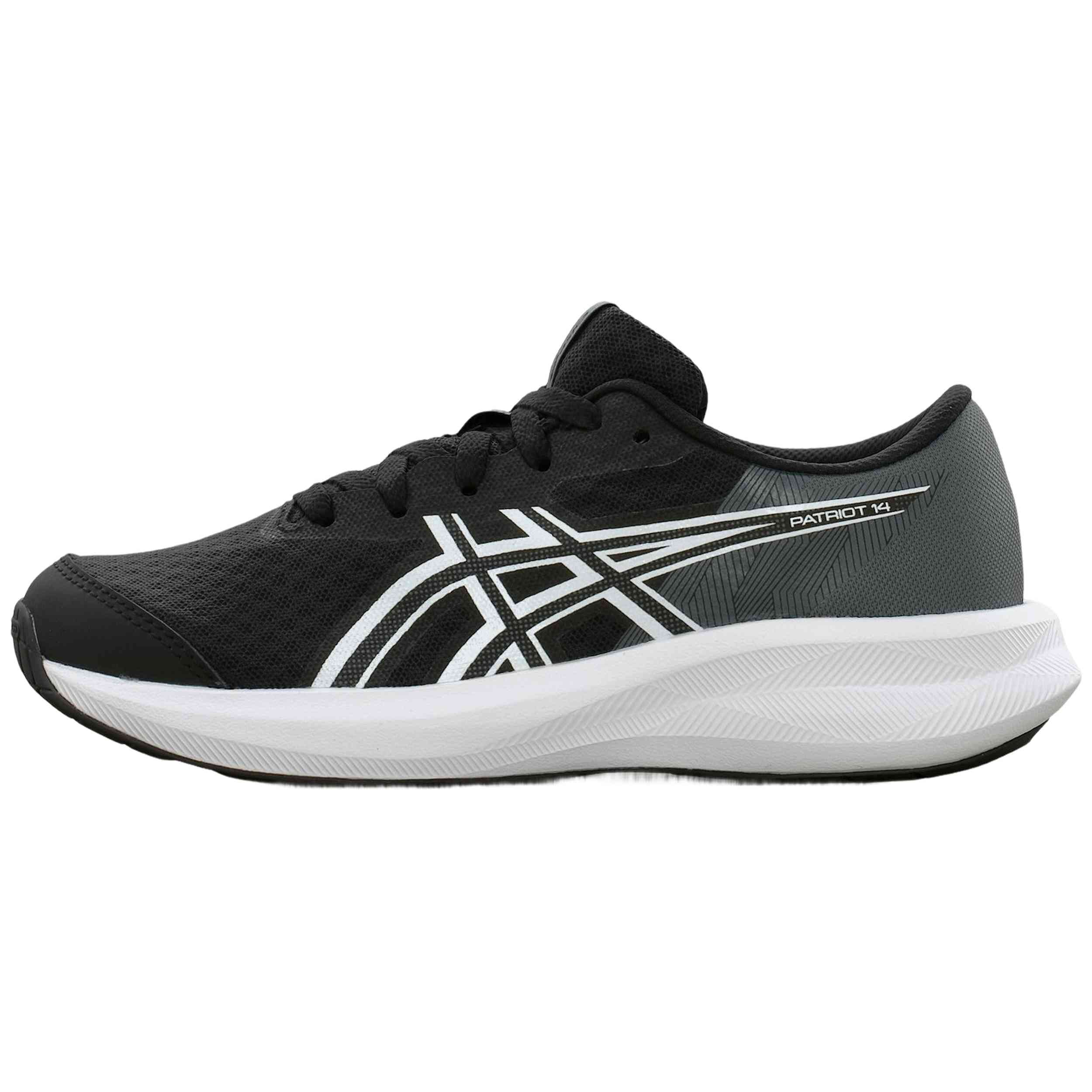 Calzado Asics modelo Patriot 14 Gs en color Negro