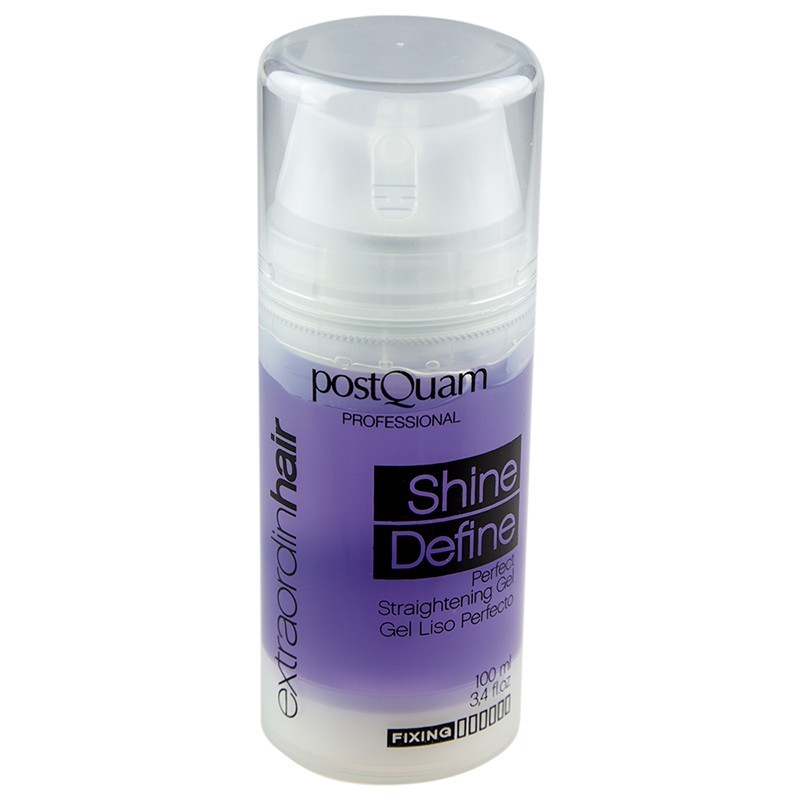 Postquam – Shine Define Gel Cabello 100 ml + Alisa y Aporta Brillo + Copolímeros Formadores de Película + Protege del Frizz y la Humedad + Uso profesional y doméstico + Resultados visibles desde el primer uso + Aplicación fácil y segura