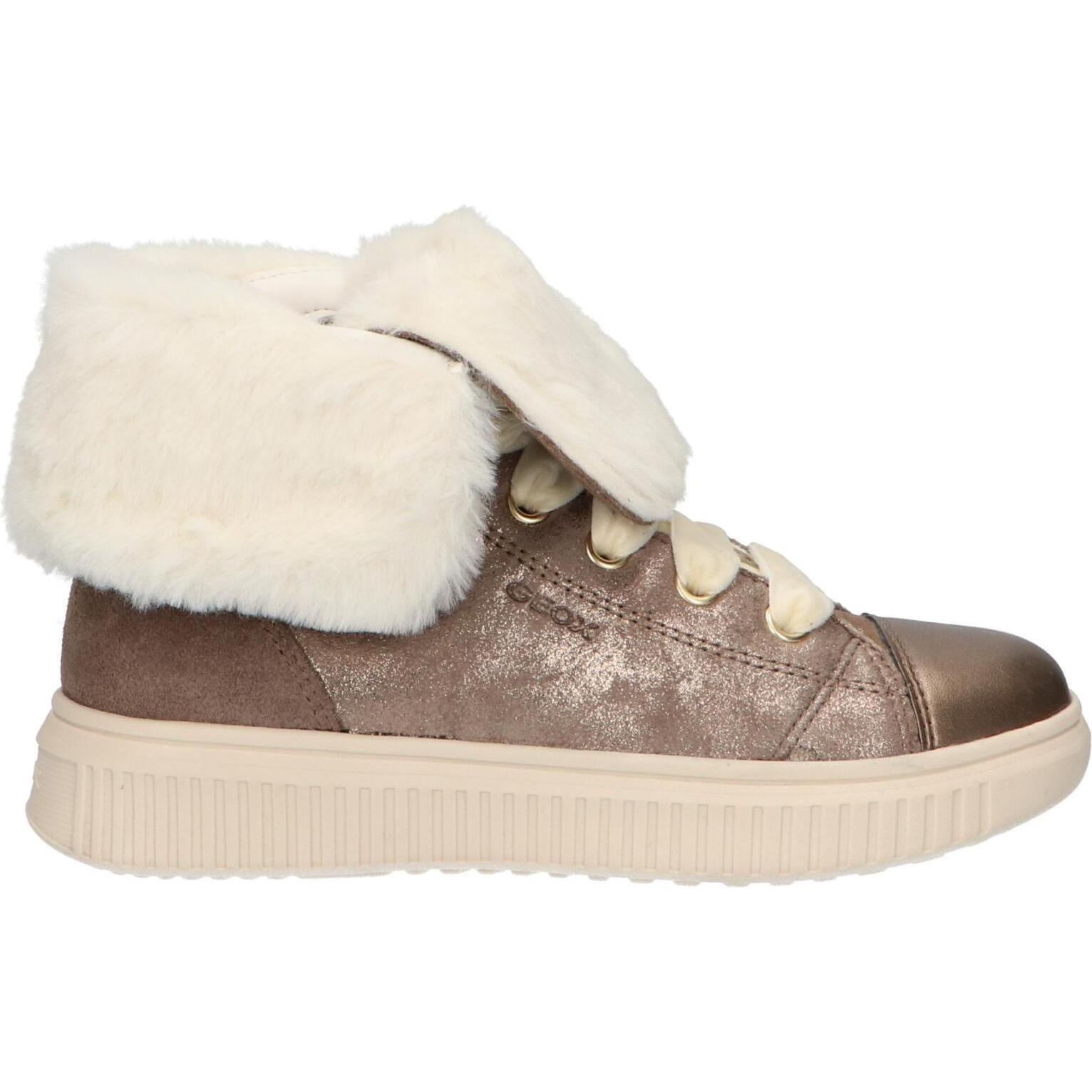 Women's and girls ankle boots geox j947yb 0ma22 j discomix c5005 dk beige