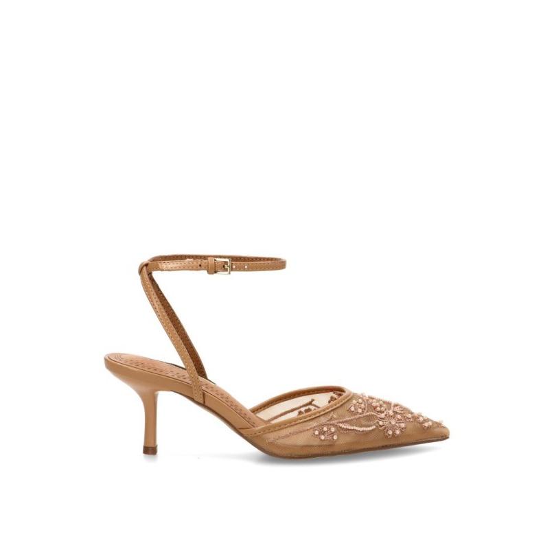 Salon Vestir Luna - Mujer - Tacón Medio - Modelo M6242 - Color Camel