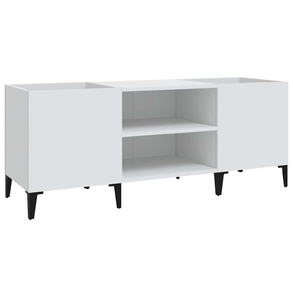 vidaXL Mueble para discos madera contrachapada 121x38x48 cm Multicolor
