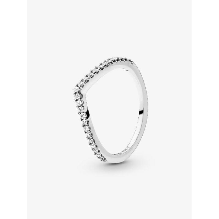 Anillo Deseo Clásico Resplandeciente Plata De Primera Ley Pandora