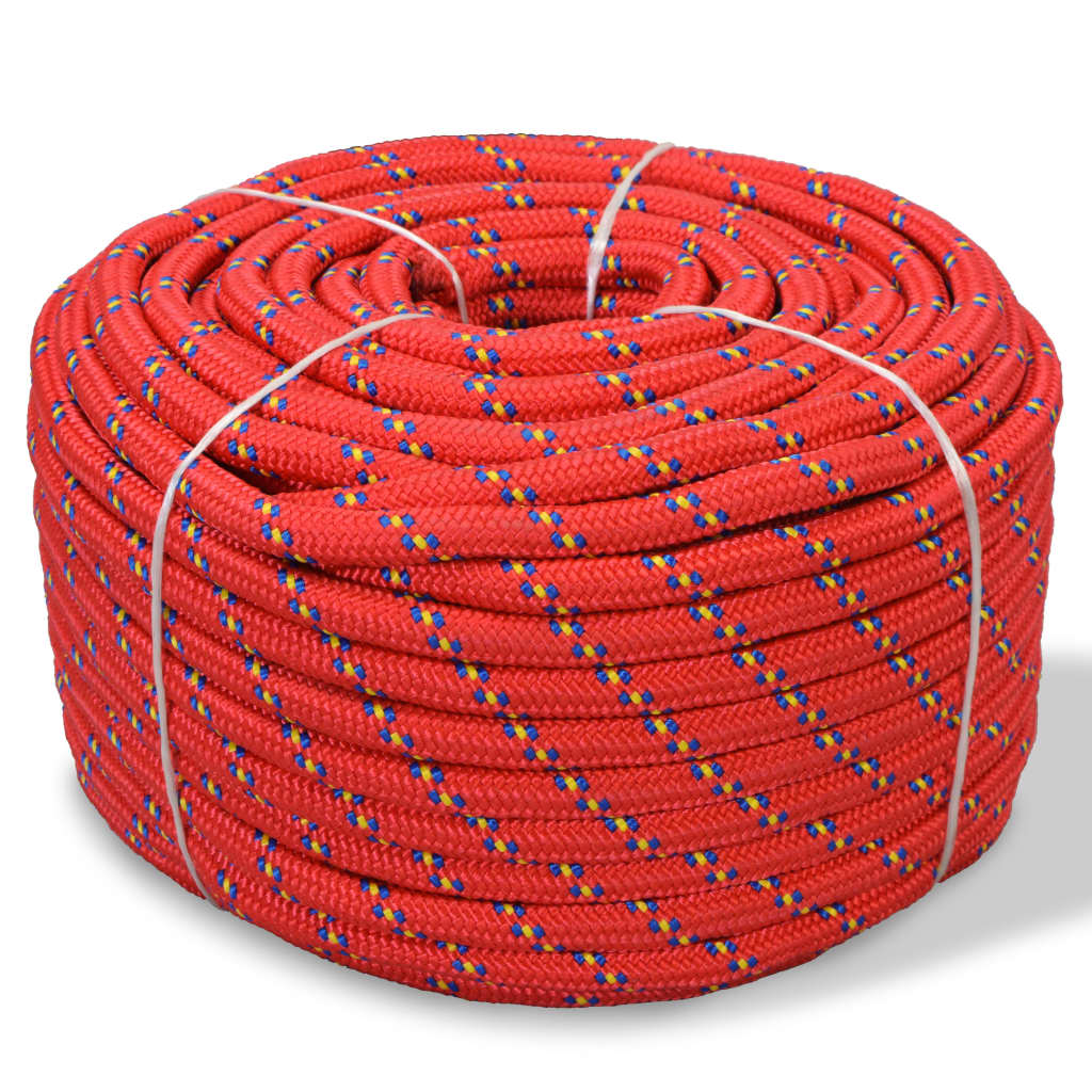 vidaXL Cuerda de barco polipropileno 6 mm 500 m cuerda Color Amarillo,  orange,  Negro y mas