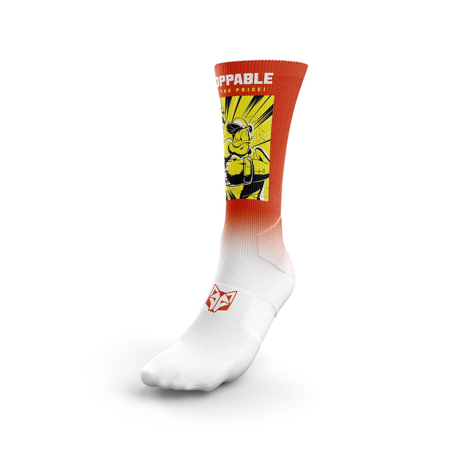 Calcetines Hombre Deportivos OTSO Ultra Ligeros, Transpirables y Sin Rozaduras – Running, Gym, Ciclismo... - Muchos Diseños Disponibles (Popeye, Dragon Ball, …) y Más Diseños super Originales
