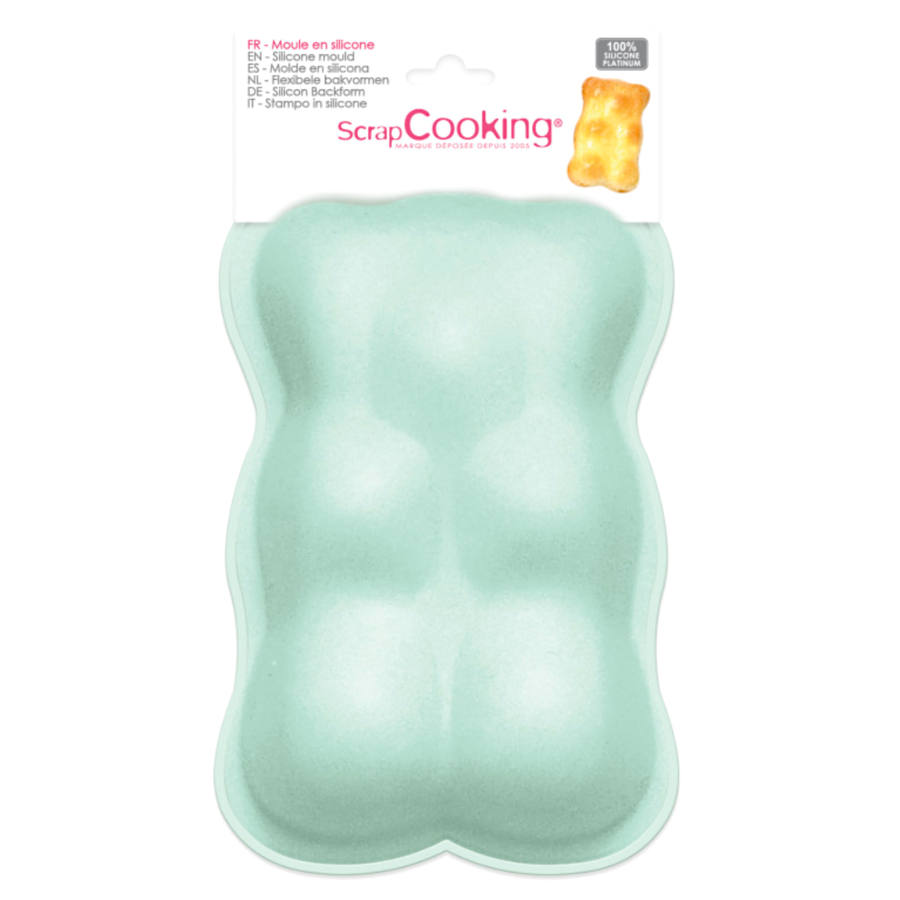 Glotomania Molde Silicona 3D Scrapcooking Osito Teddy