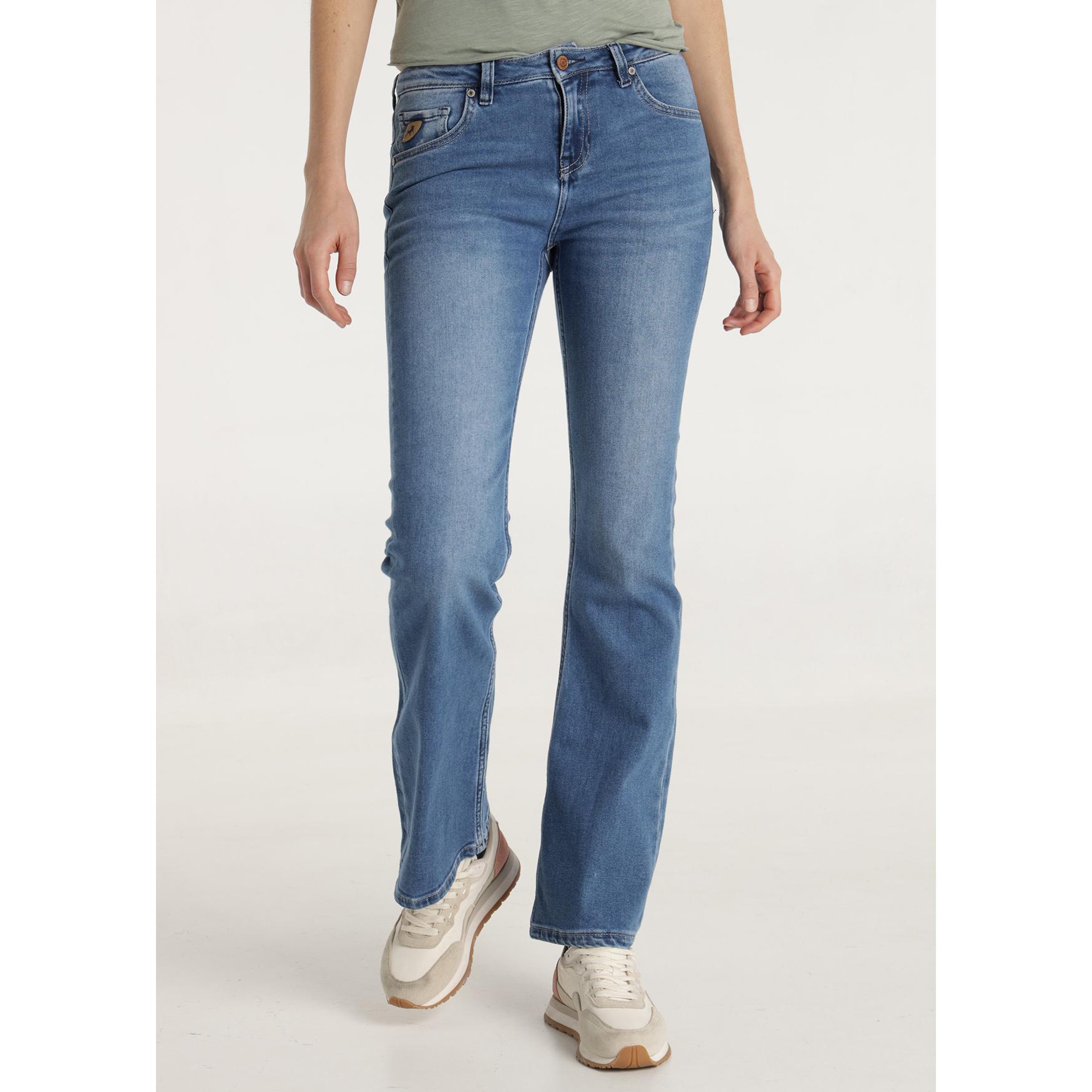 LOIS JEANS - Jeans lavado medium light blue - Boot cut fit - Tiro medio - Tallaje en Pulgadas- Tallaje en Pulgadas