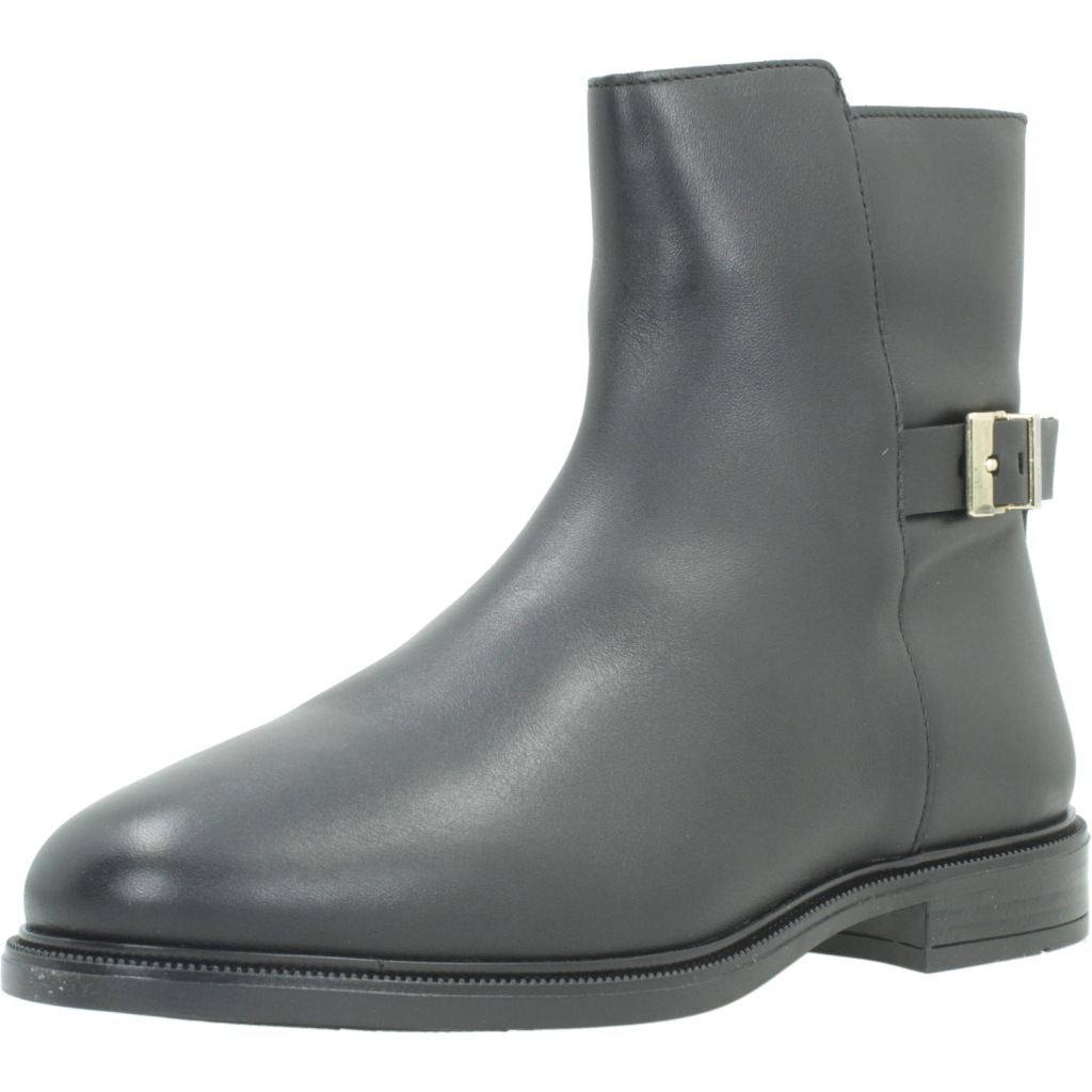 Botines Mujer Marca Tommy Hilfiger Modelo Fw0fw09486 Buckle Leather Ankle Boo