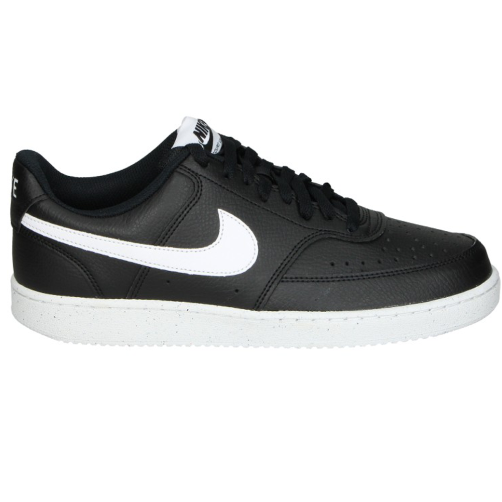 NIKE | Deportiva Nike Court Vision Lo para Hombre – Zapatilla Casual en Color Negro y Detalles Blancos – Sneaker con Cordones – Cómodas y Ligeras – Modelo DH2987-001