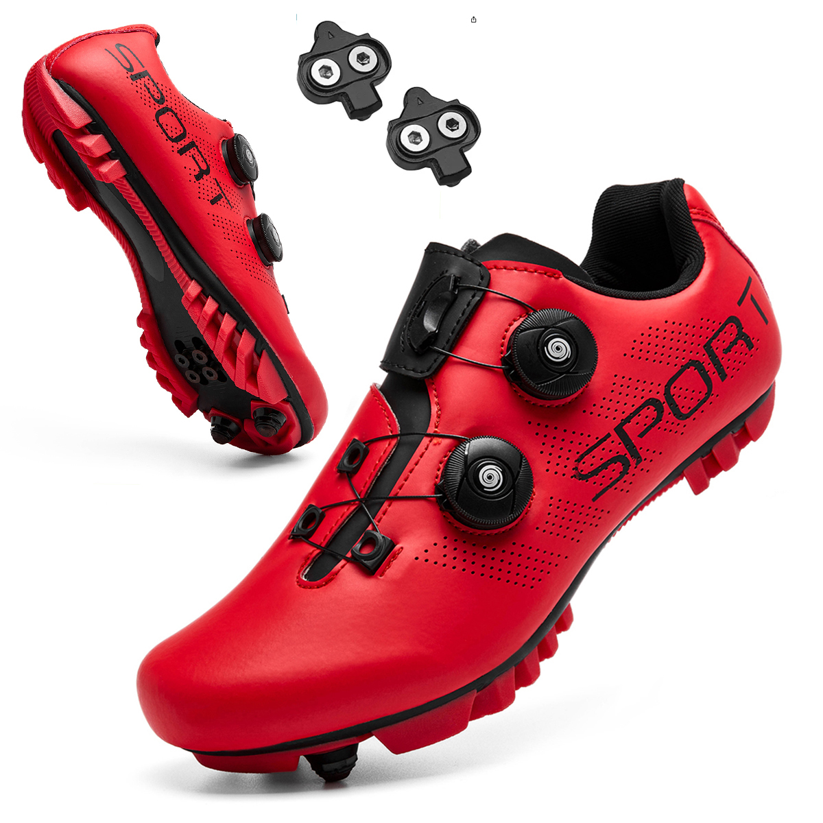 Zapatos De Ciclismo 2025 Para Hombres Y Mujeres Zapatillas De Deporte Carbono Con Placas SPD Para Bicicleta De Carretera Y Montaña Zapatillas De Carreras Planas MOV