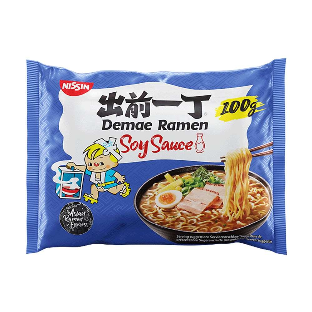 Nissin Ramen Instantáneo Japonés 100 g x 5 – Pack de 5 Fideos Asiáticos Cup Noodles | 12 Sabores Disponibles | Ramen Asiático Fácil de Preparar