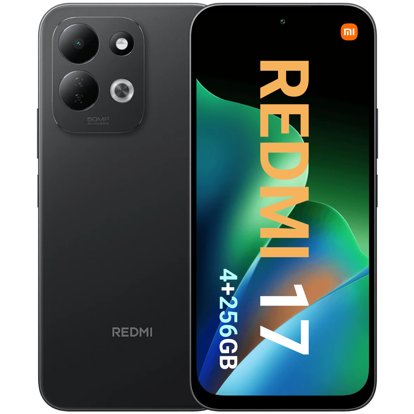 Xiaomi Redmi 17 4G Smartphone 4+256GB Negro - 7500mAh 45W Carga Pantalla 120Hz Helio G91-Ultra 50MP IA Dual SIM NFC