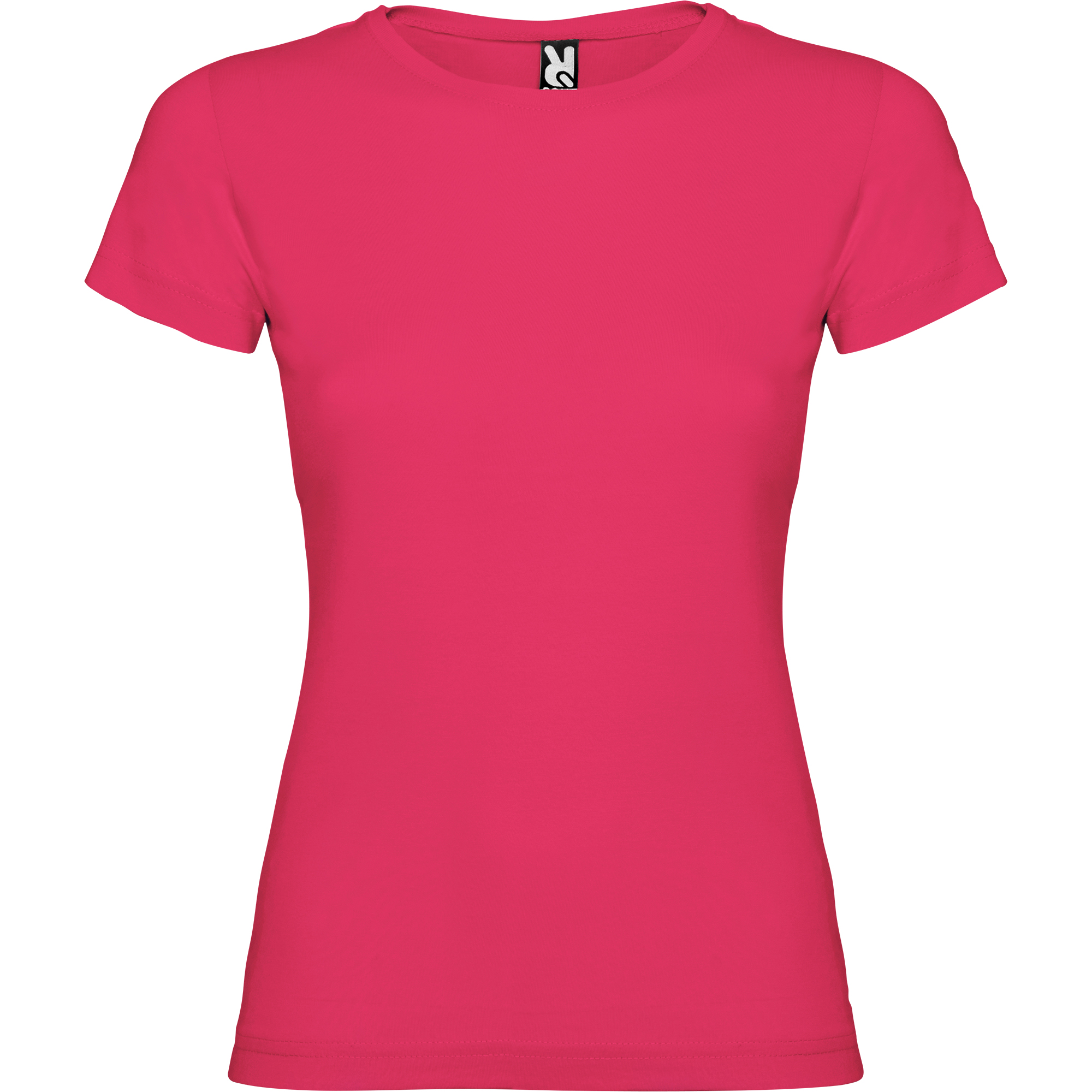Camiseta de niña manga corta entallada Roly - Jamaica 100% algodón punto liso