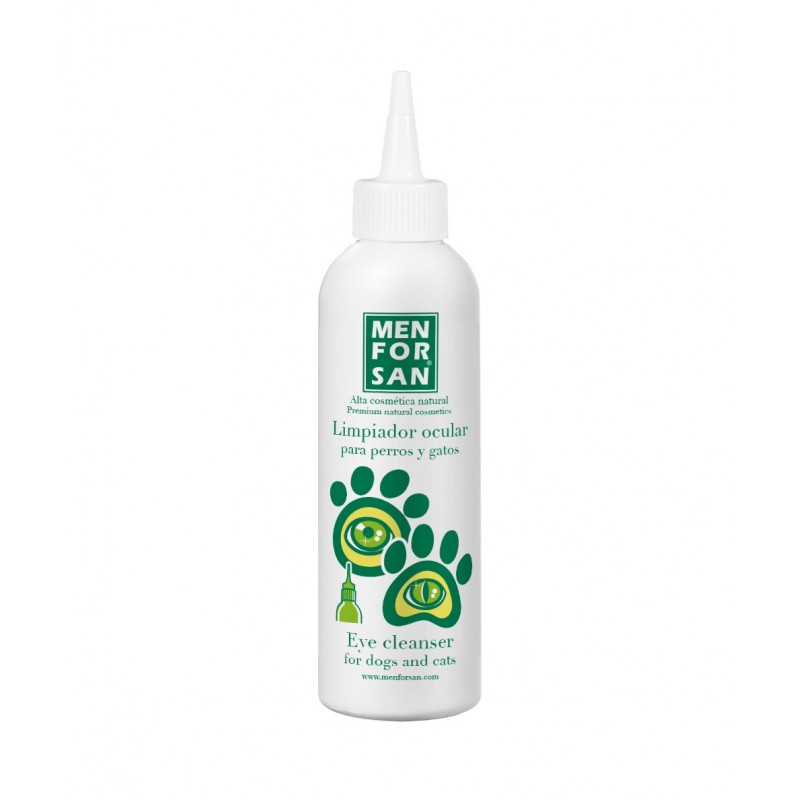 Solución de limpieza ocular MENFORSAN, para perros y gatos 125ml