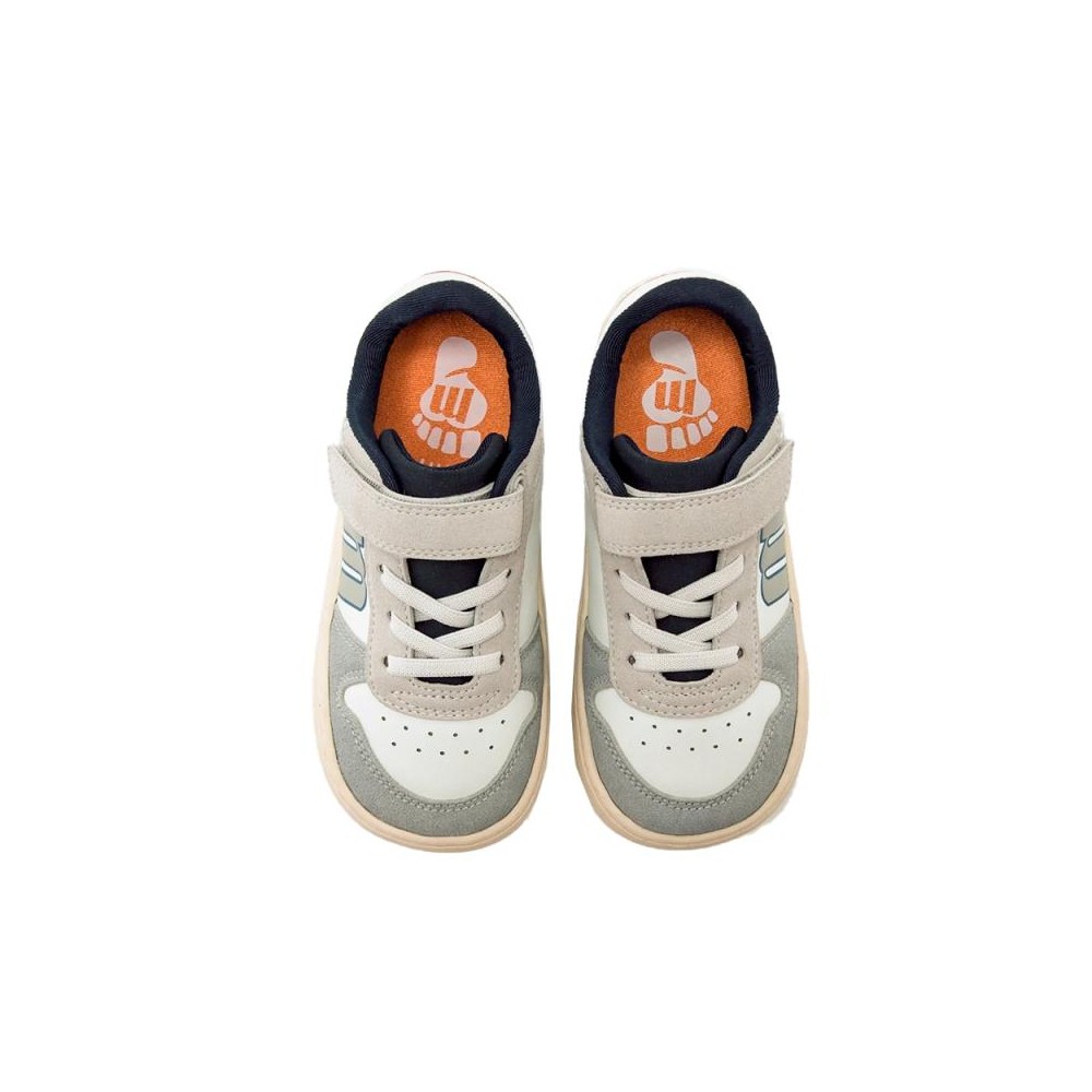 Barefoot Niño Mustang 49313 Blanco-Azul