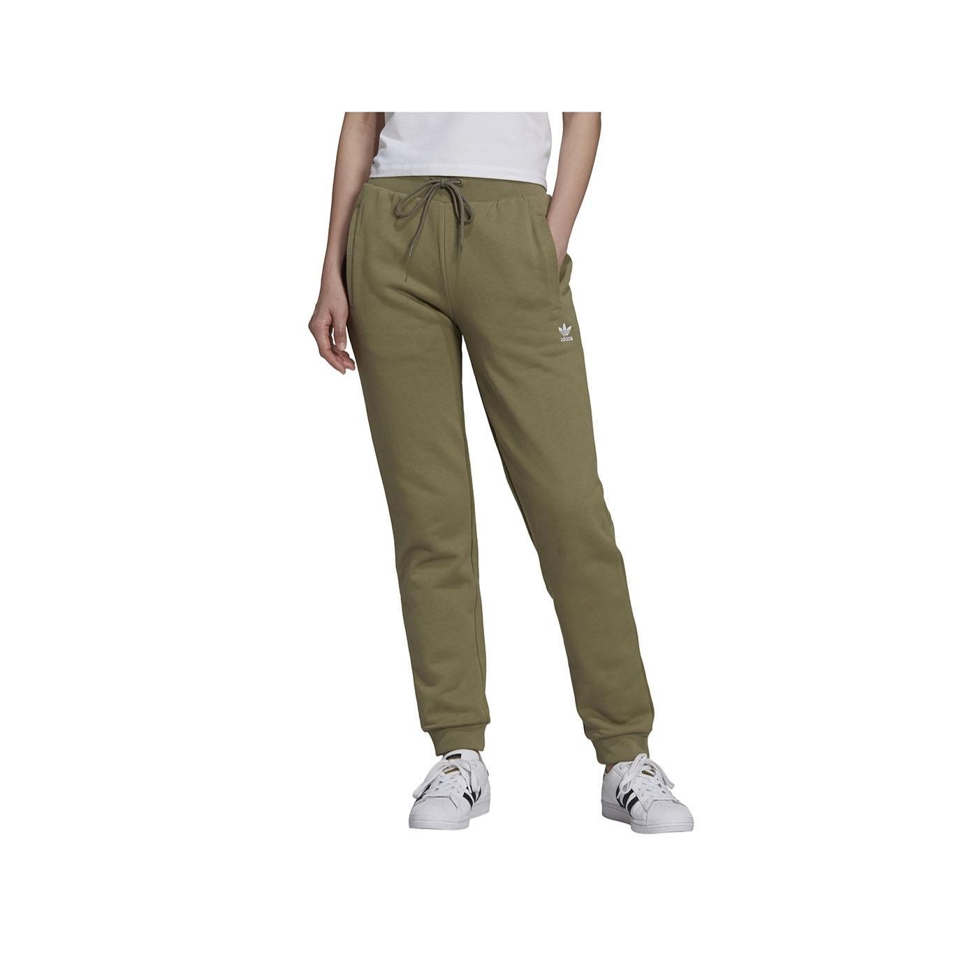 Pantalón Deportivo Mujer Adidas Track Verde Cómodo y Transpirable