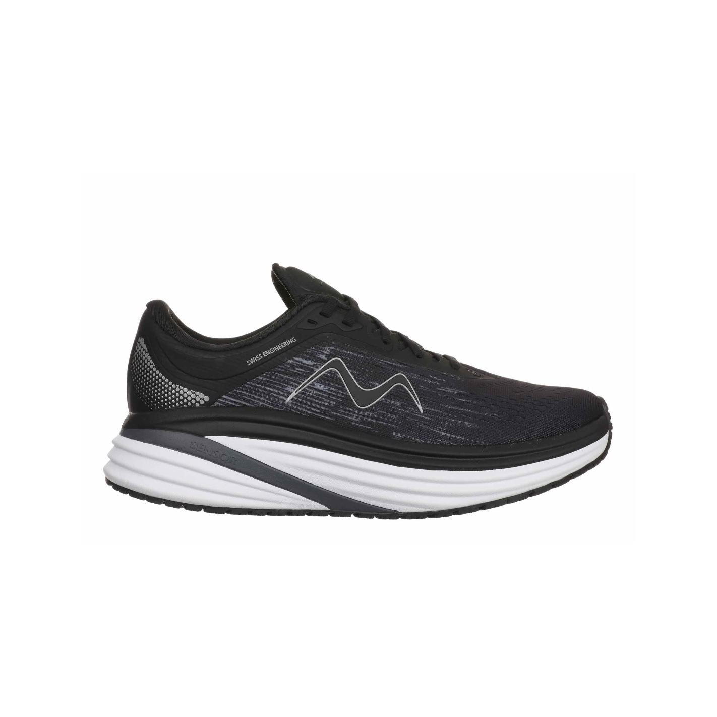 MBT M-3000 Lace Up DARK BLACK - Máximo confort - Amortiguación superior - Suela con alto nivel de balanceo