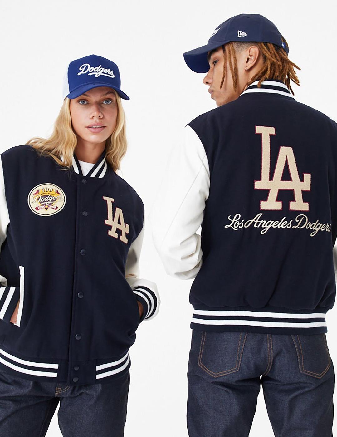 Chaqueta New Era Varsity LA Dodgers Navy - Diseño Varsity - Forro Interior