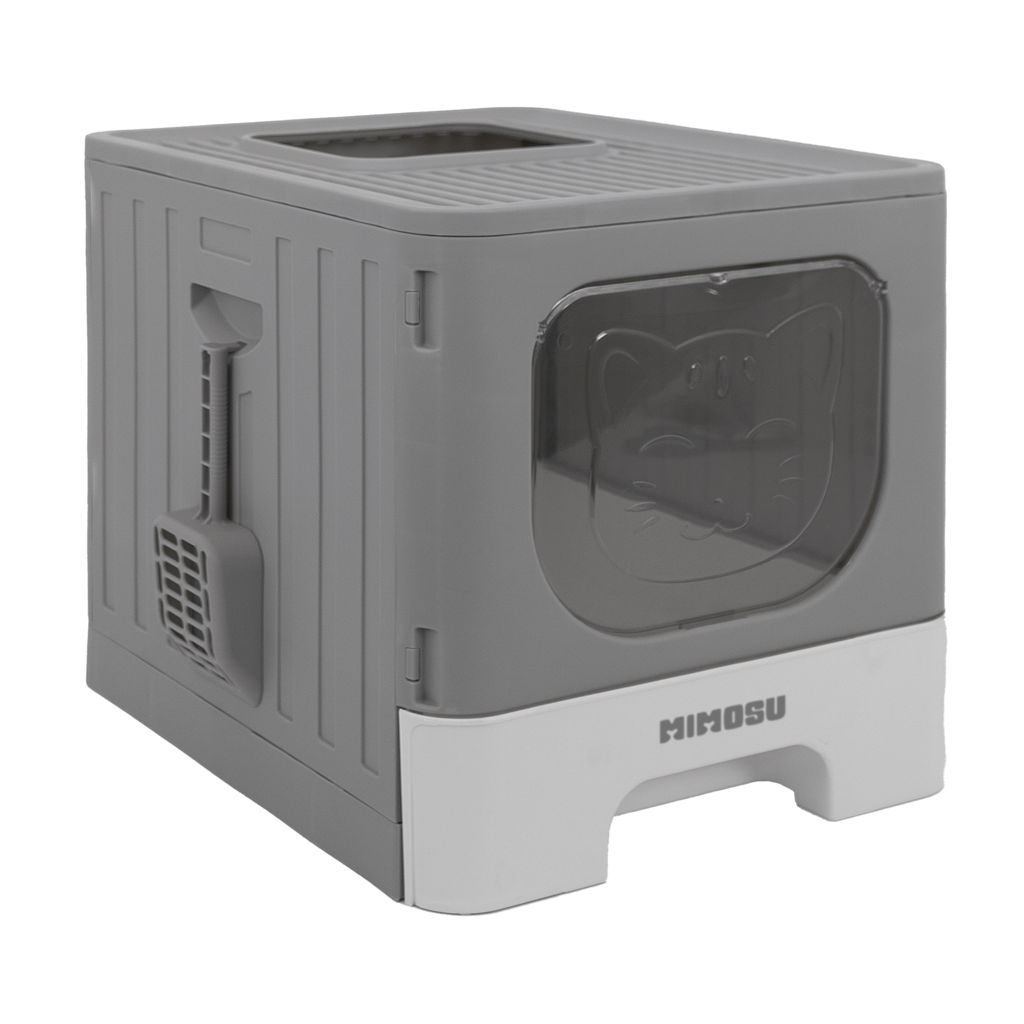 Jocca Arenero Plegable para Gatos con Pala. Caja de Arena Portátil y Fácil de Limpiar