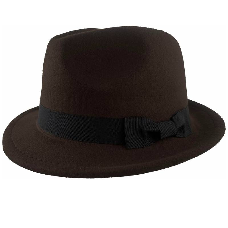 Sombrero Fedora de ala Ancha Clásico Español para Hombre, Gorro Versátil Adulto Ajustable Talla Única 58-59CM. Kebedo Moda
