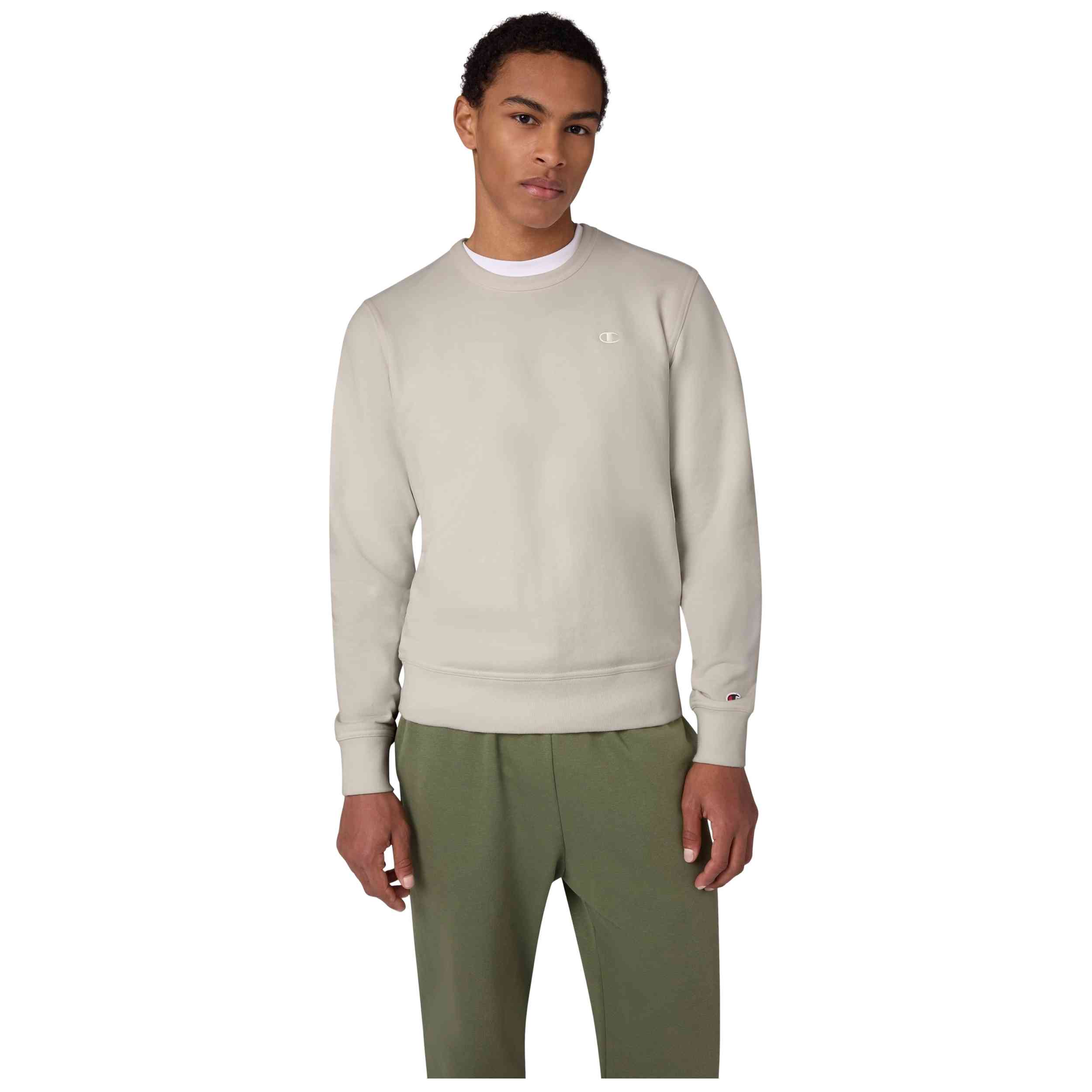Sudadera Champion modelo Crewneck Sweatshirt para Hombre en color Gris