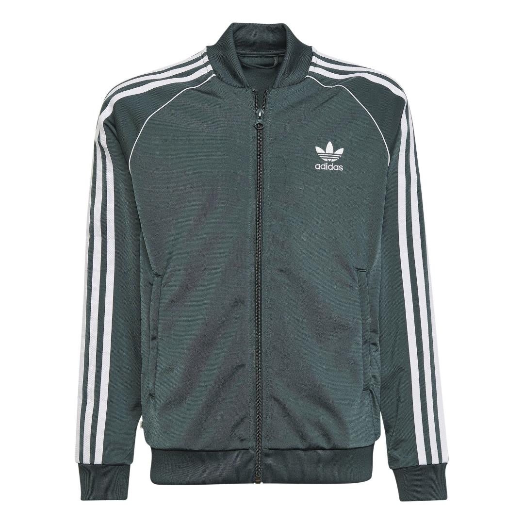 Adidas Sudadera Niño Sst Track Verde con Capucha Cómoda