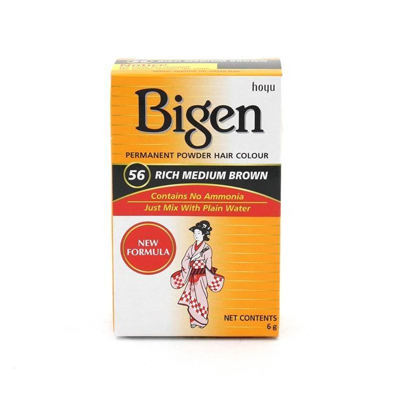 Bigen-Tinte permanente en Polvo sin Amoniaco Varios colores