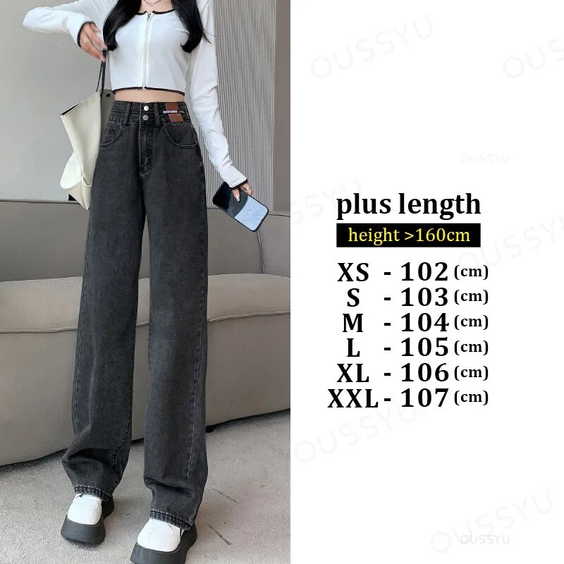 TK Pantalones Vaqueros de Lana para Mujer Belta Alta